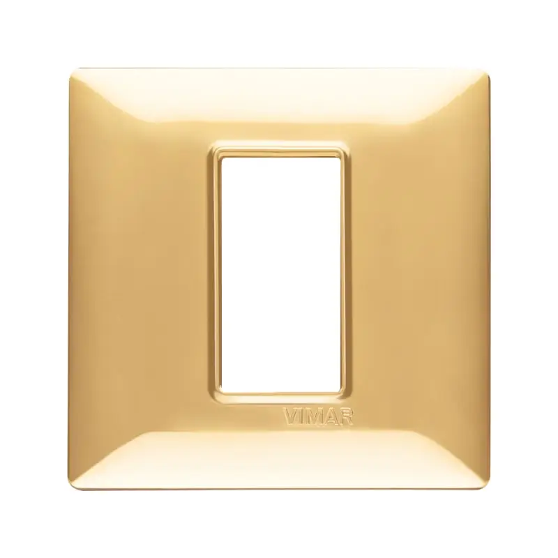Placca 1M oro lucido - Vimar 14641.24