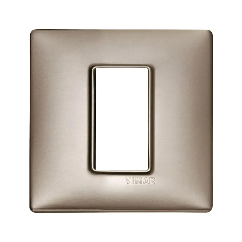 Placca 1M nichel perlato - Vimar 14641.74