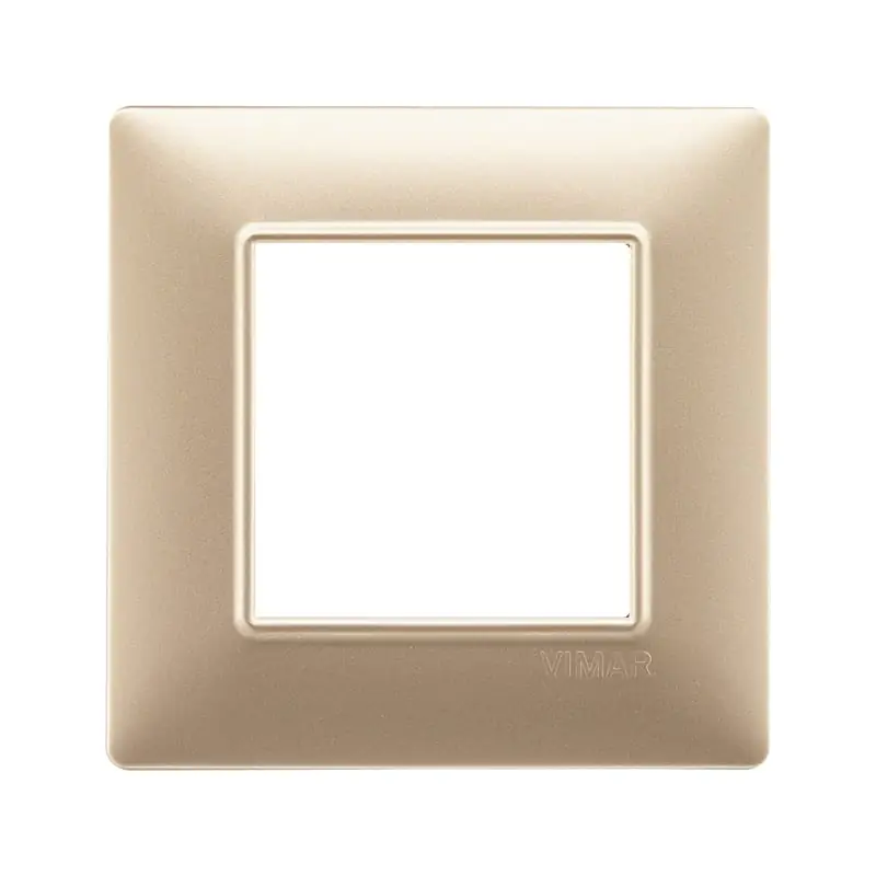 Placca 2M champagne opaco - Vimar 14642.22