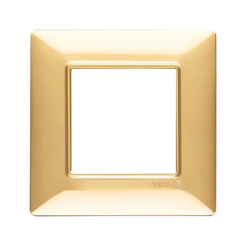 Placca 2M oro lucido - Vimar 14642.24
