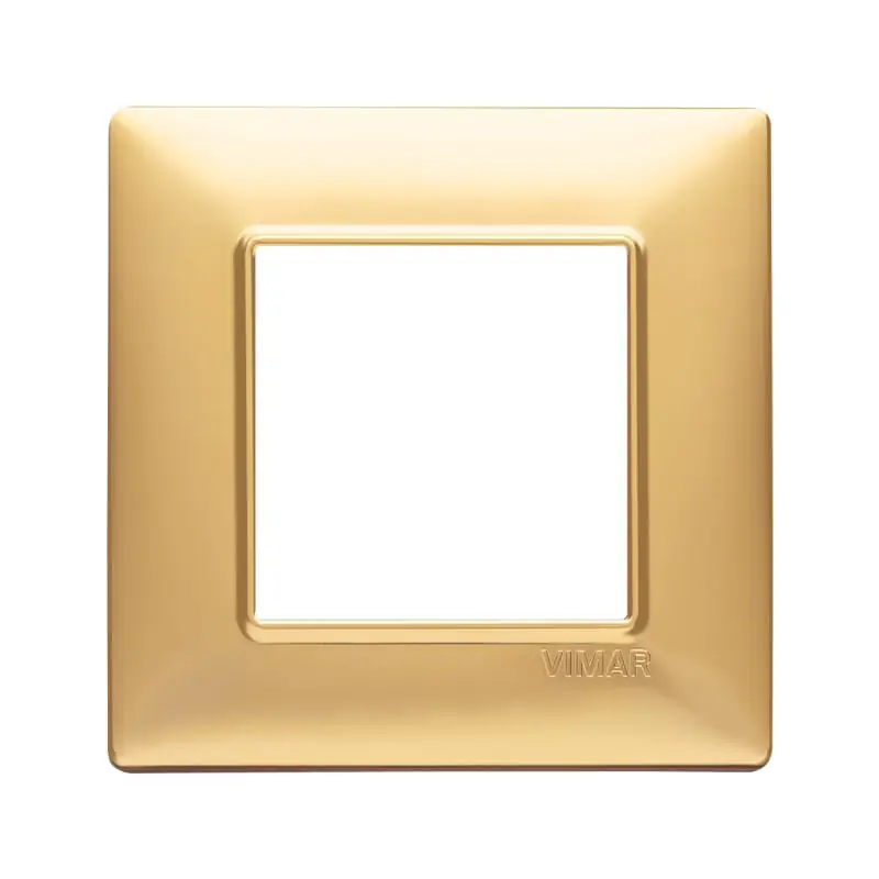 Placca 2M oro opaco - Vimar 14642.25