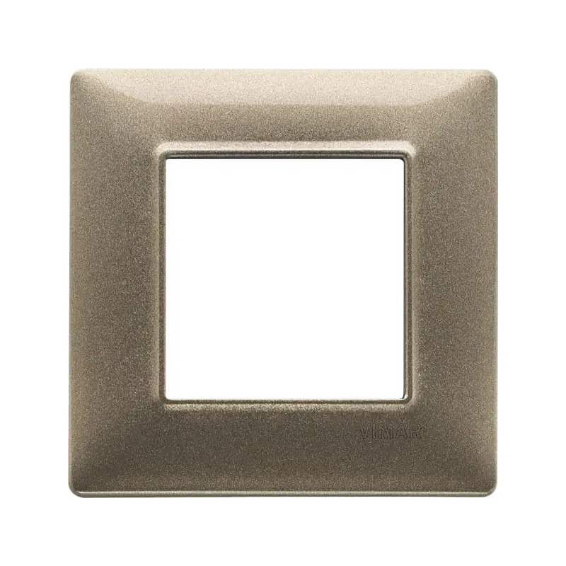 Placca 2M bronzo metallizzato - Vimar 14642.70
