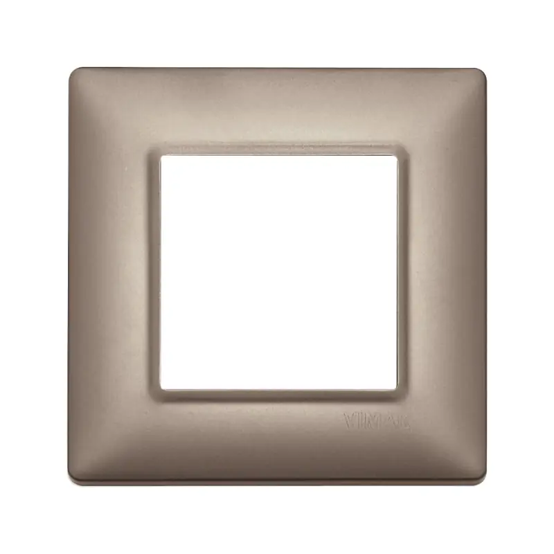 Placca 2M nichel perlato - Vimar 14642.74