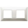 Placca 4M (2+2) int71 nichel opaco - Vimar 14643.21