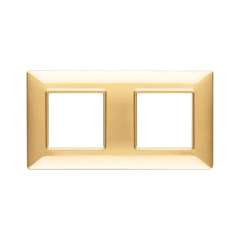 Placca 4M (2+2) int71 oro lucido - Vimar 14643.24