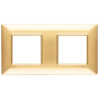 Placca 4M (2+2) int71 oro lucido - Vimar 14643.24