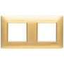 Placca 4M (2+2) int71 oro opaco - Vimar 14643.25