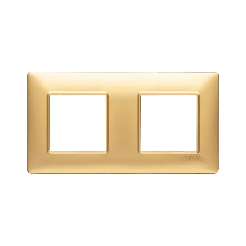 Placca 4M (2+2) int71 oro opaco - Vimar 14643.25