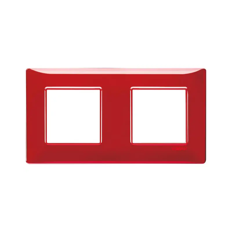Placca 4M (2+2) int71 Reflex rubino - Vimar 14643.51