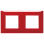 Placca 4M (2+2) int71 Reflex rubino - Vimar 14643.51