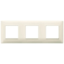 Placca 6M (2+2+2) int71 beige - Vimar 14644.03