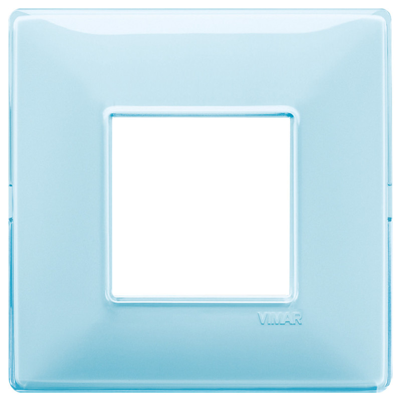 Placca 2M BS Reflex acqua - Vimar 14647.45