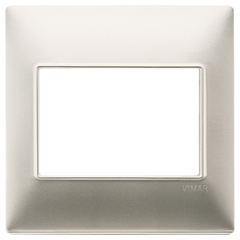 Placca 3M BS nichel opaco - Vimar 14648.21