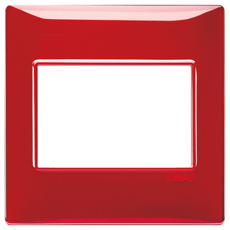Placca 3M BS Reflex rubino - Vimar 14648.51
