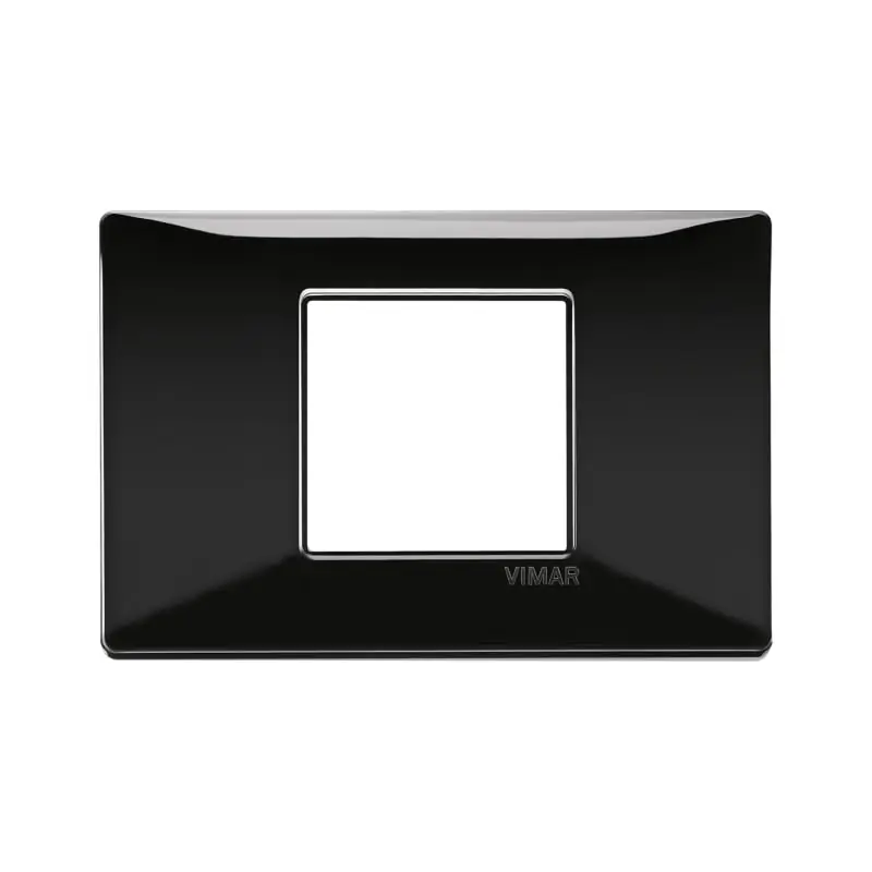 Placca 2M centrali nero - Vimar 14652.05