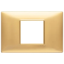 Placca 2M centrali oro opaco - Vimar 14652.25