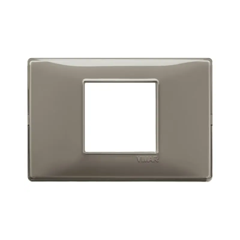 Placca 2M centrali Reflex cenere - Vimar 14652.40