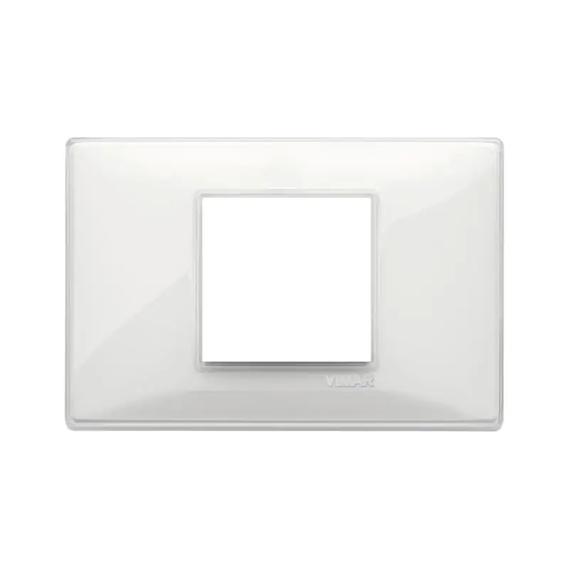 Placca 2M centrali Reflex neve - Vimar 14652.41