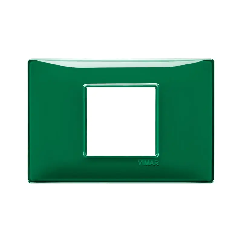 Placca 2M centrali Reflex smeraldo - Vimar 14652.47