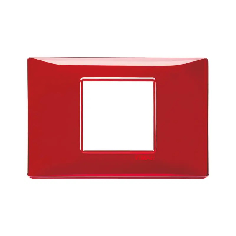 Placca 2M centrali Reflex rubino - Vimar 14652.51