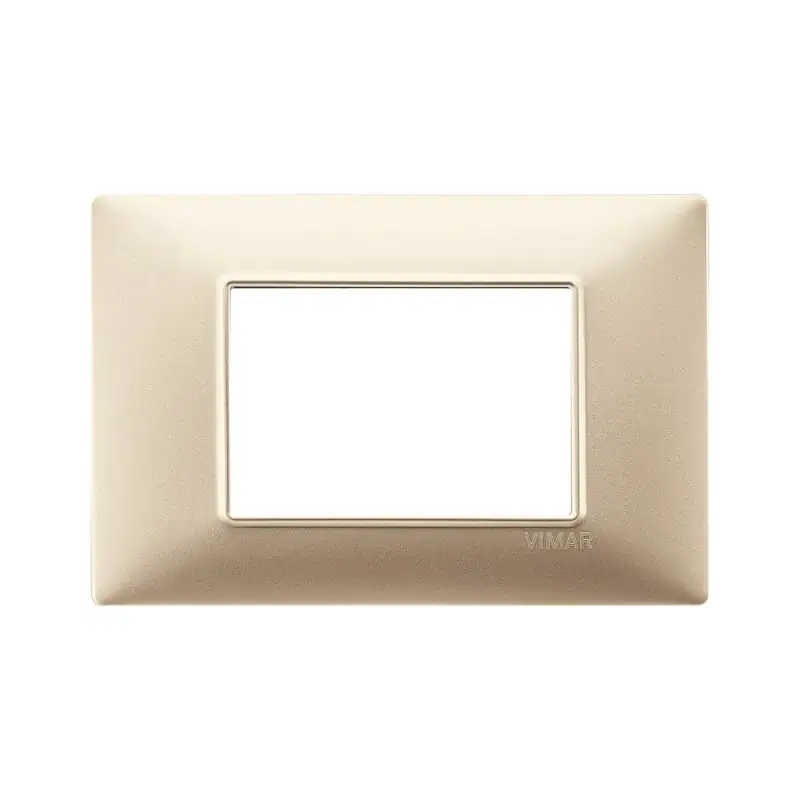 Placca 3M champagne opaco - Vimar 14653.22