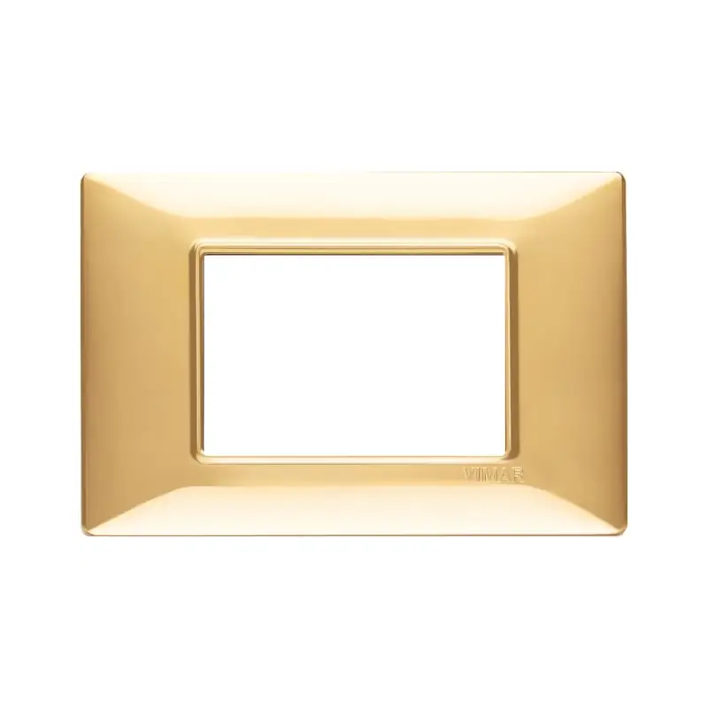 Placca 3M oro lucido - Vimar 14653.24
