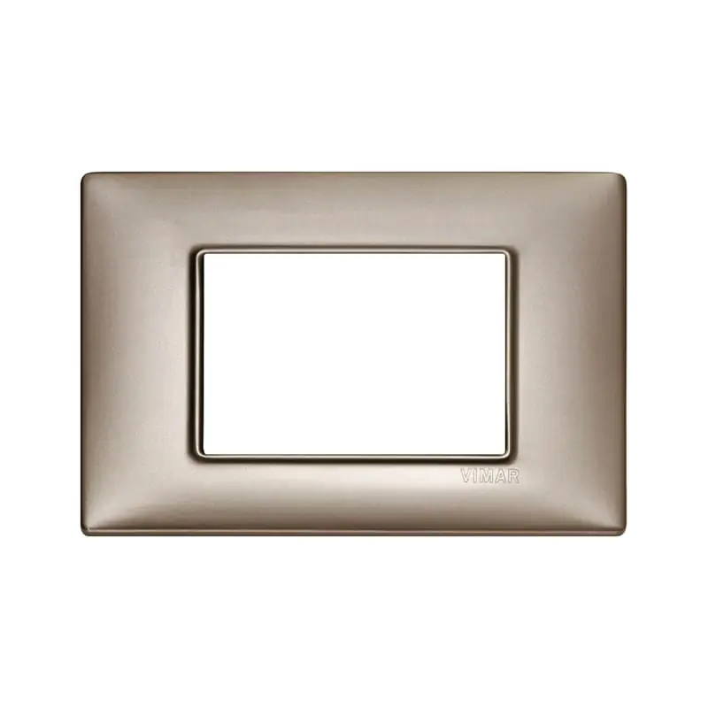 Placca 3M nichel perlato - Vimar 14653.74