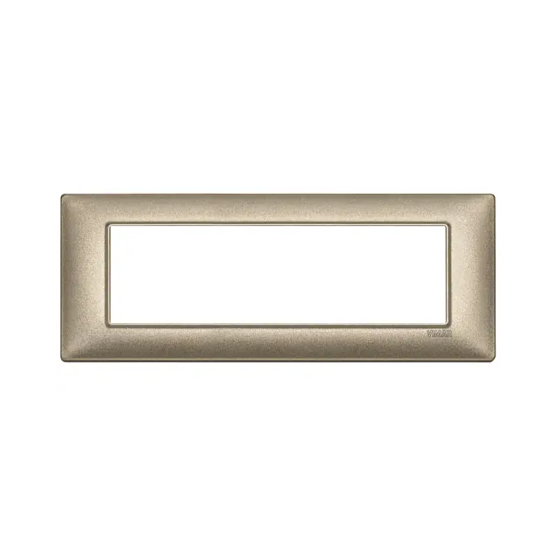 Placca 7M bronzo metallizzato - Vimar 14657.70