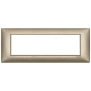 Placca 7M bronzo metallizzato - Vimar 14657.70
