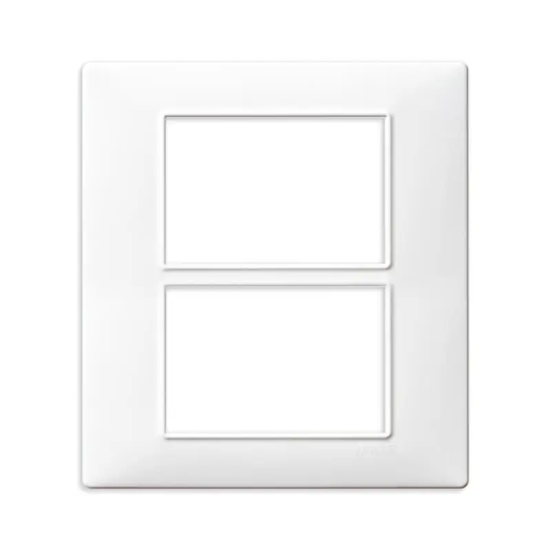 Placca 6M (3+3) bianco - Vimar 14659.01
