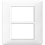 Placca 6M (3+3) bianco - Vimar 14659.01