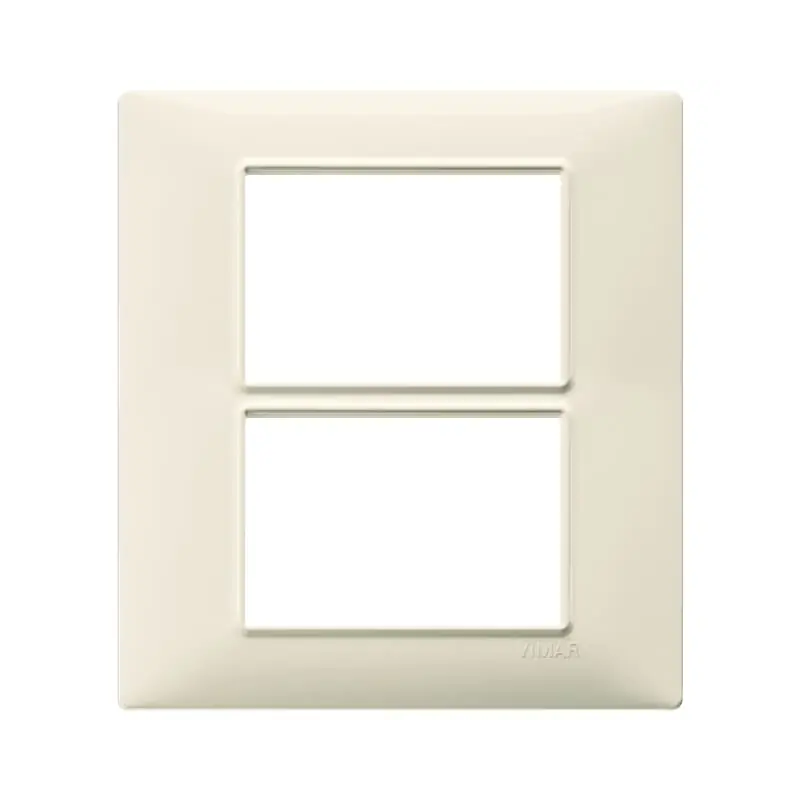 Placca 6M (3+3) beige - Vimar 14659.03
