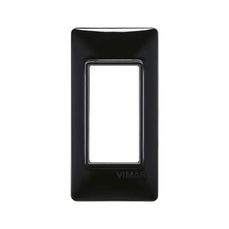 Placca 1M pannelli nero - Vimar 14666.05