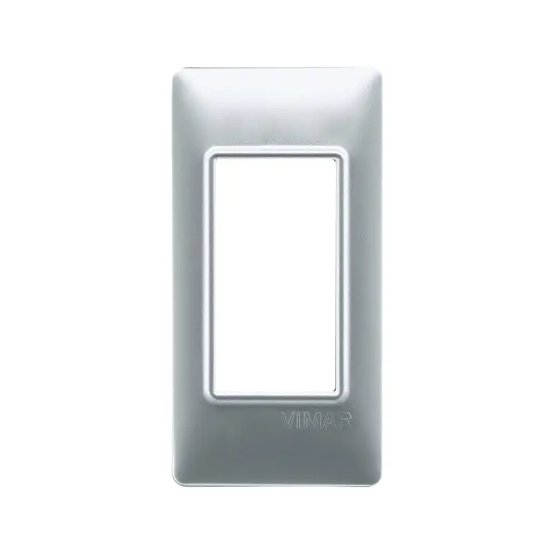 Placca 1M pannelli argento opaco - Vimar 14666.20
