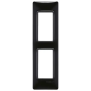 Placca 2M pannelli nero - Vimar 14667.05