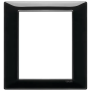 Placca 8M nero - Vimar 14668.05