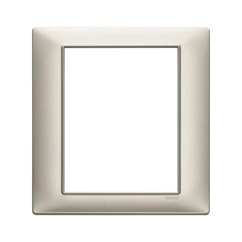 Placca 8M nichel opaco - Vimar 14668.21