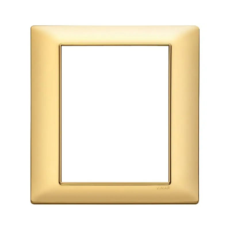 Placca 8M oro opaco - Vimar 14668.25