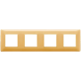 Placca 8M (2+2+2+2) int71 Reflex ambra - Vimar 14669.43