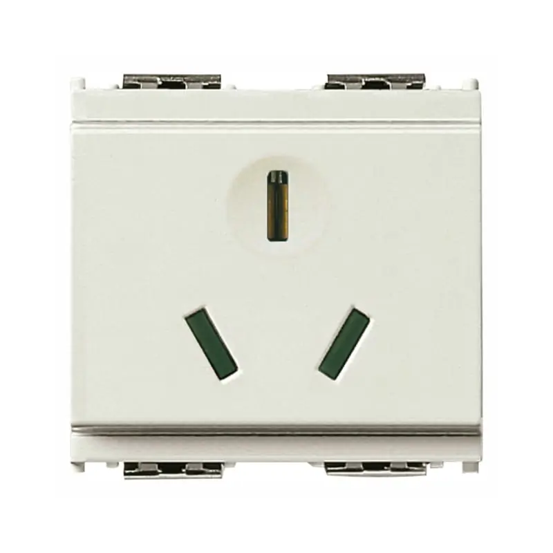 Presa SICURY 2P+T 16A cinese bianco - Vimar 16254.B