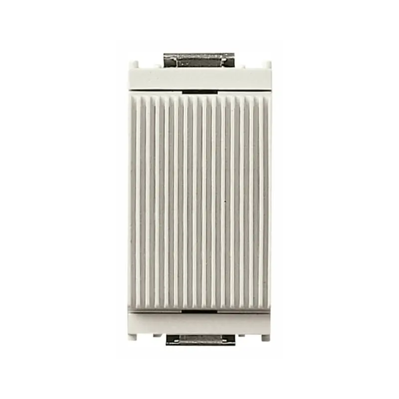 Copriforo fronte rigato bianco - Vimar 16540.B