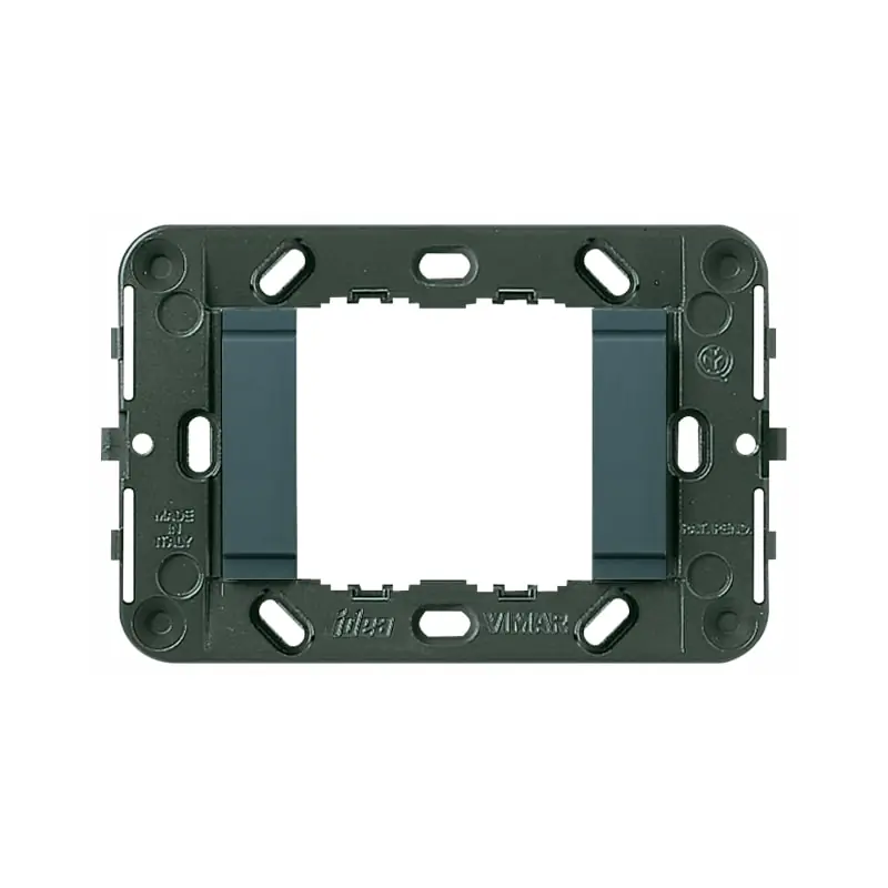 Supporto 2M liscio scat.inc.3M grigio - Vimar 16722.L