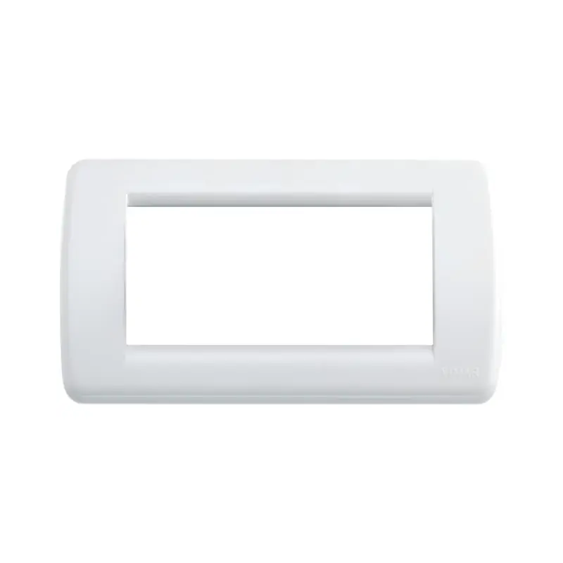 Placca Rond? 4M bianco brillante - Vimar 16764.01