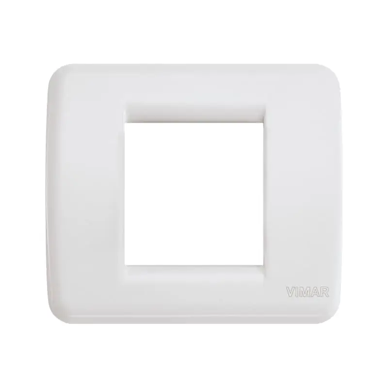Placca Rond? 1-2M bianco Idea - Vimar 17098.04