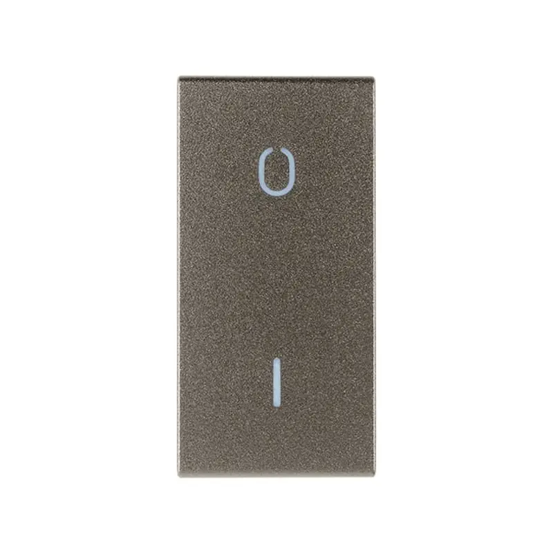 Tasto 1M simbolo O I Metal - Vimar 19021.99.M