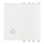 Tasto 2M simbolo luce bianco - Vimar 19022.L.B