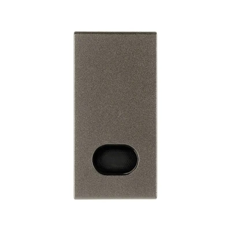 Tasto 1M con diffusore Metal - Vimar 19026.M