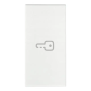 Tasto 1M simbolo chiave assiale bianco - Vimar 19131.P.B