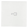 Tasto 2M simbolo chiave assiale bianco - Vimar 19132.P.B