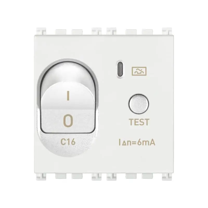 Interruttore MT Diff.1P+N C16 6mA bianco - Vimar 19411.16.6.B